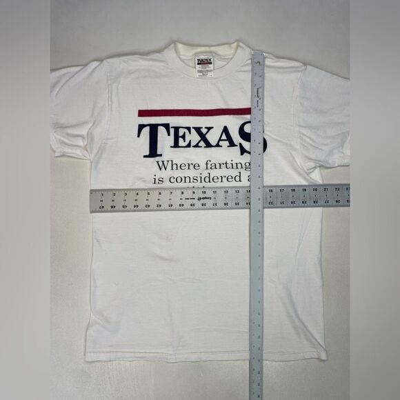 VINTAGE Texas Where Farting Is Considered A Sport Graphic T-shirt Men Medium - Picture 5 of 6